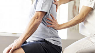 Sesión de fisioterapia a domicilio